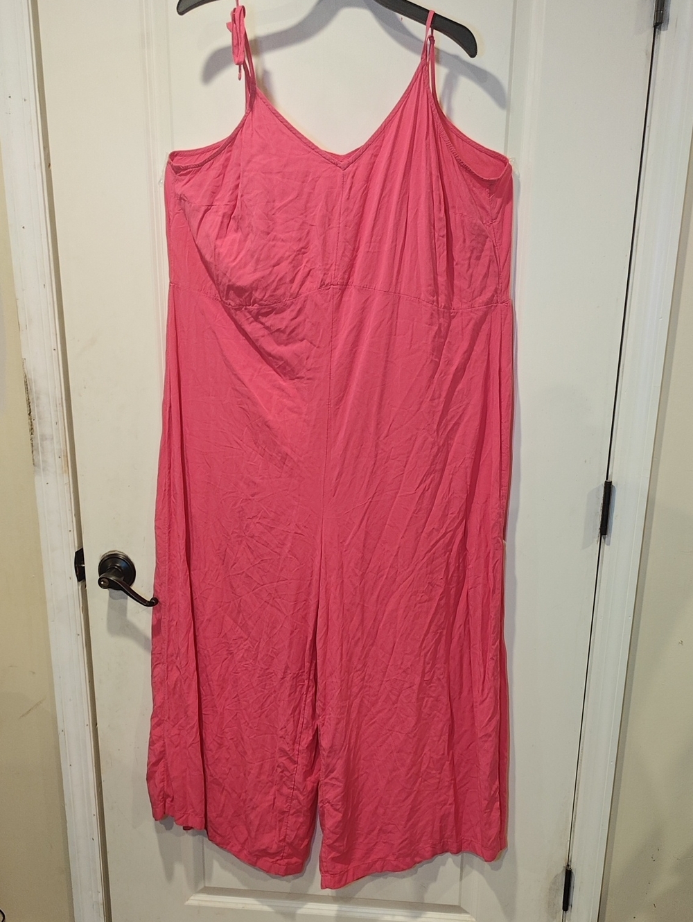Old Navy Pink Jumpsuit Tank Tie
